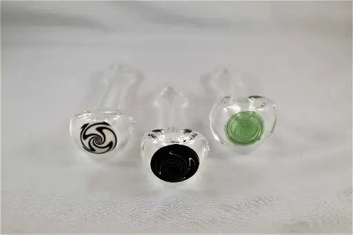 Glass Pipe-Clear Reversal Mini Spoon