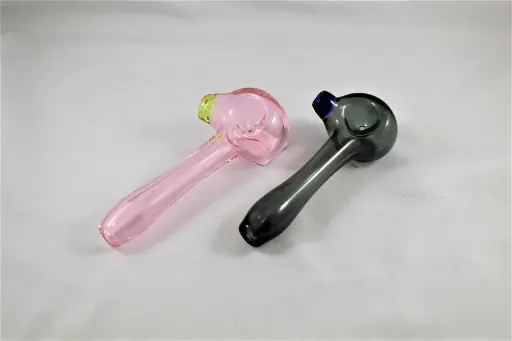 Glass Pipe-Shine Glass Coloured Spoon