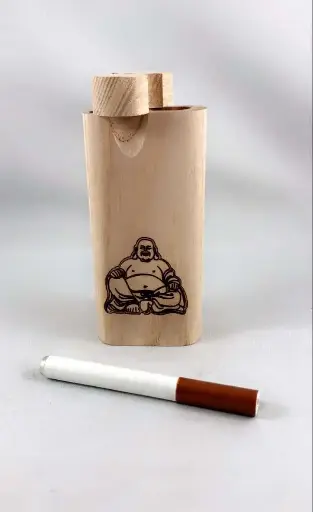 Wood Dugout- Buddha