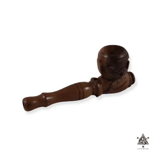 3" Carved Rosewood Pipe