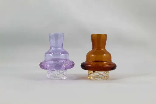 Glass Carb Cap - Large Intake Cyclone